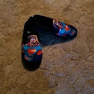 Boys Superman slip on shoes